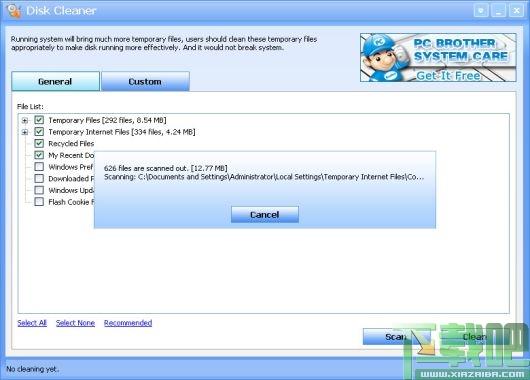 Disk Cleaner,磁盘清理